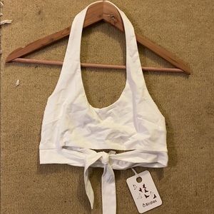 Never worn Verge girl halter crop top